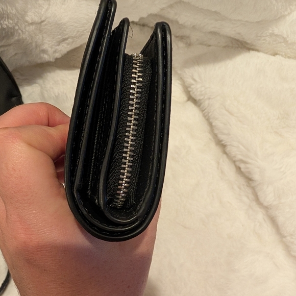 Michael Kors Black Saffiano Leather Satchel bag & Wallet Set Crossbody Strap - Picture 4 of 16